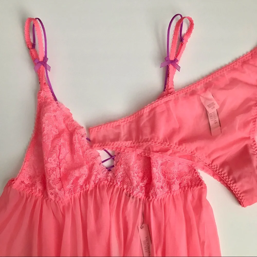 Victoria Secret Babydoll Dream Angel Pink - Picture 4 of 15